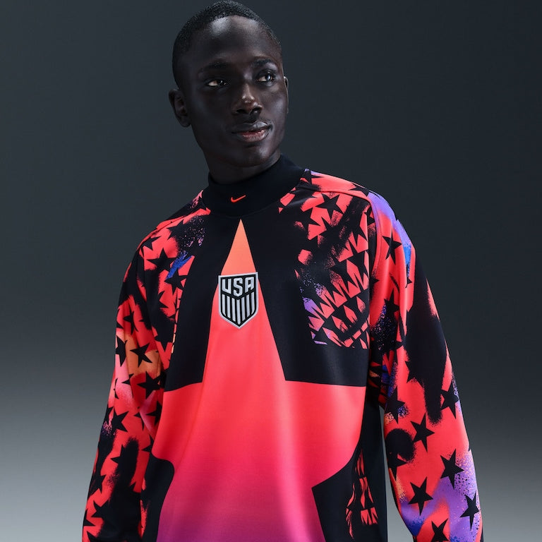 USA Goalkeeper Jersey Orange Cup 2026/27 Long-Sleeve Men's