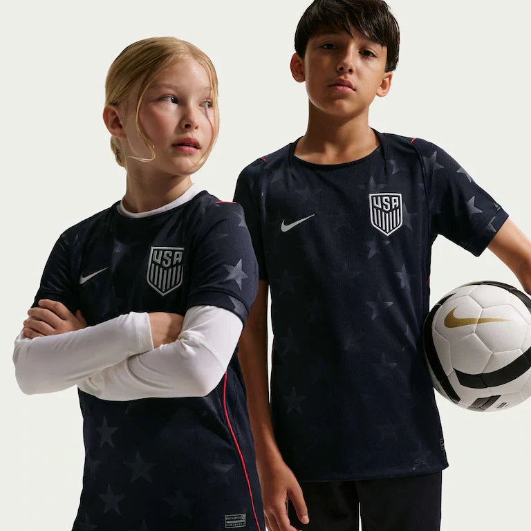USA - Camiseta Negra 2026/2027 Kids World Cup