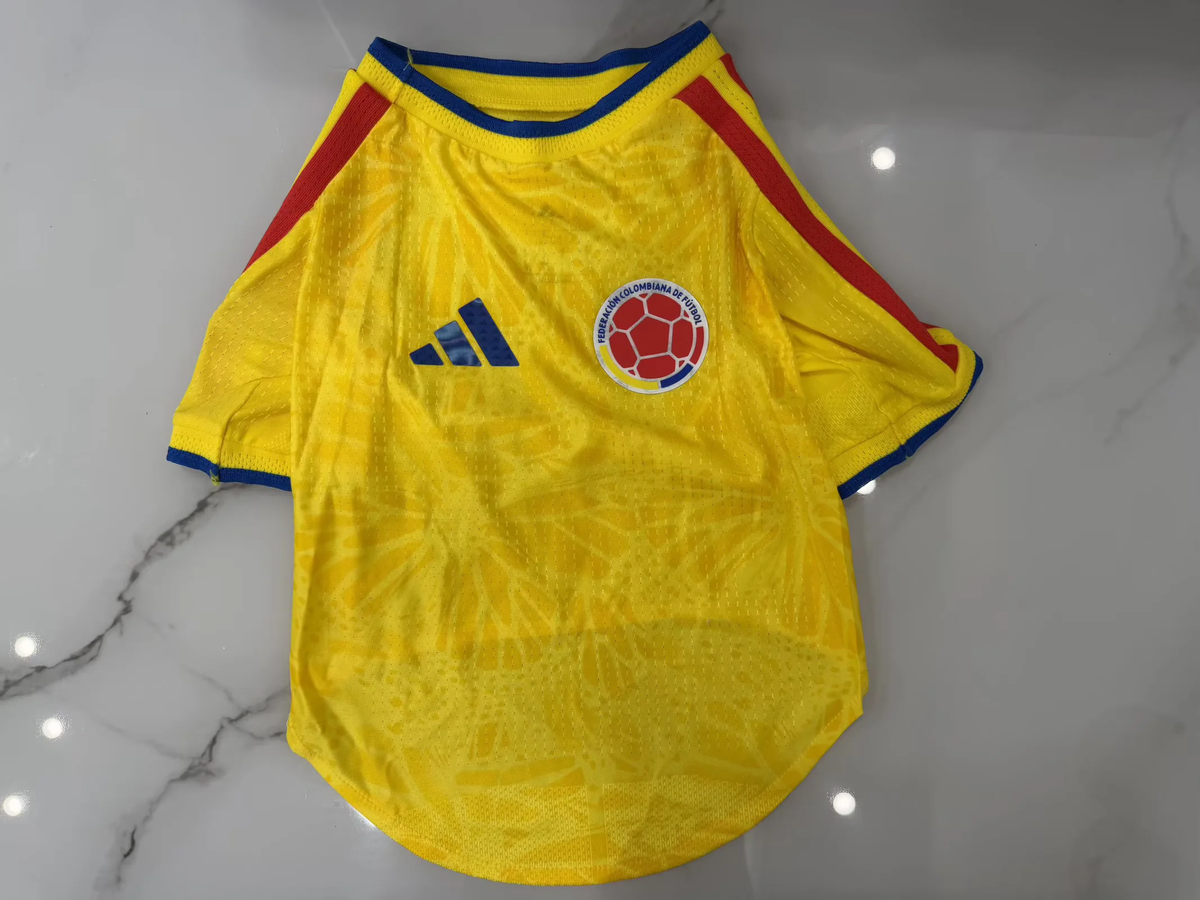 Camisetas del Mundial 2026 Mascotas - Colombia