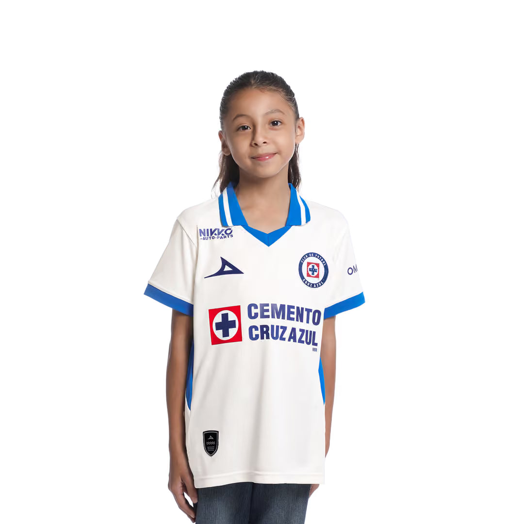 Kids Cruz Azul Visitante Versión Fan 2026/27
