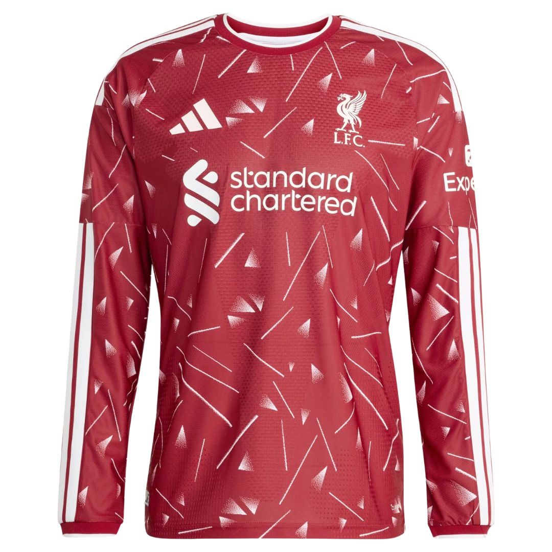 Camiseta Liverpool Titular 2026/27 - Manga Larga - Versión Fan