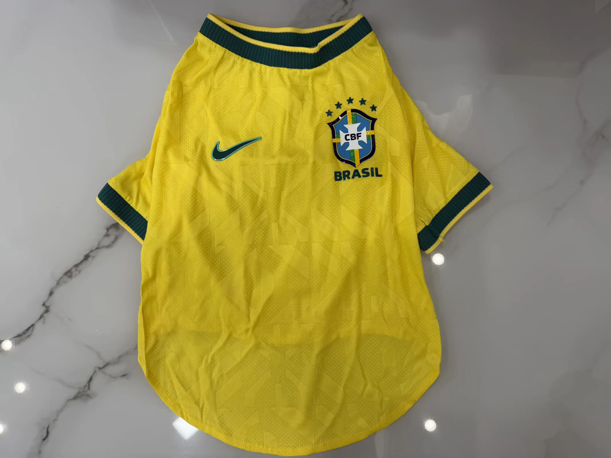 Camisetas del Mundial 2026 Mascotas - Brasil