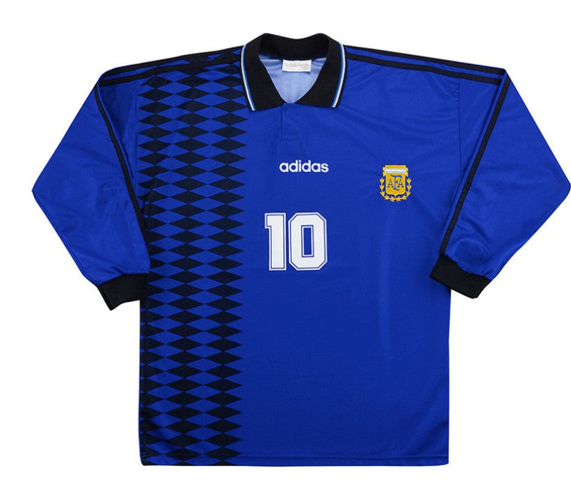 Camiseta Argentina III Hombre (Manga Iarga) Retro - MARADONA-10