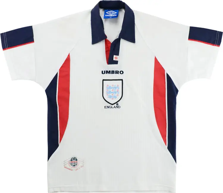 CAMISETA INGLATERRA 97/99 HOMBRE (RETRO) - Vitrine Futebolística
