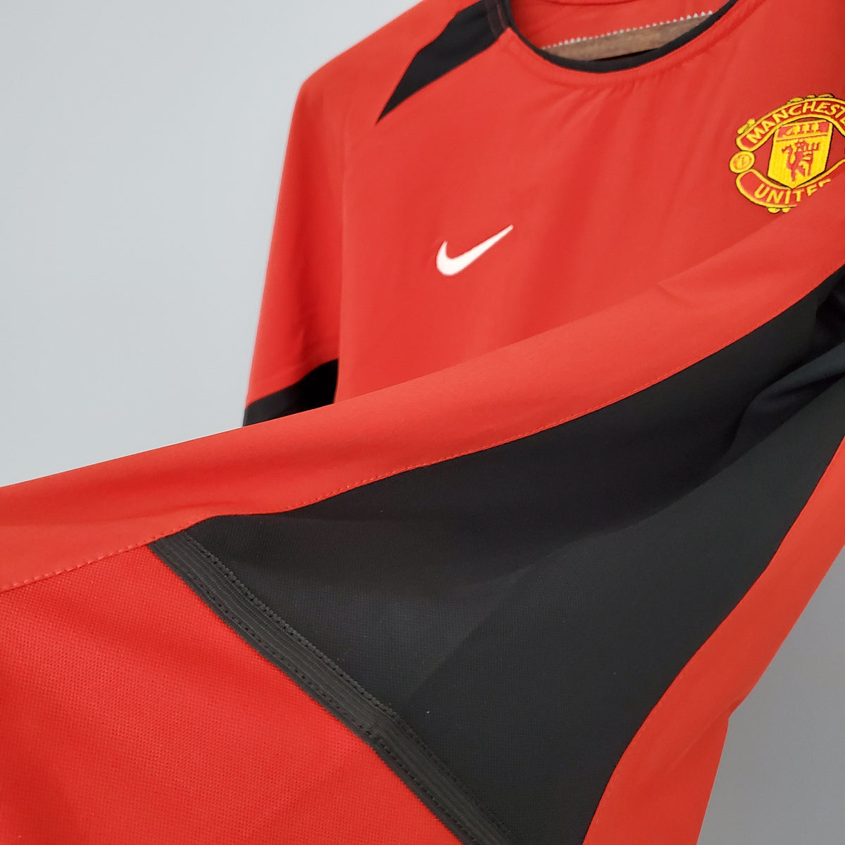 MANCHESTER UNITED I 02/03 HOMBRE (RETRO) MANGA LARGA - Vitrine Futebolística