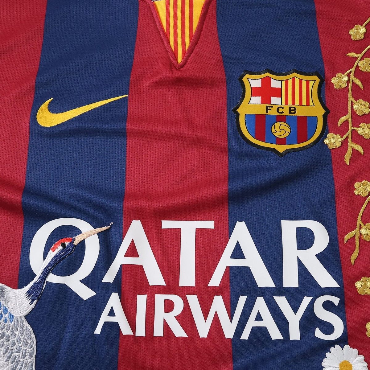 Camiseta Retro Titular 2014/15 Embroidered