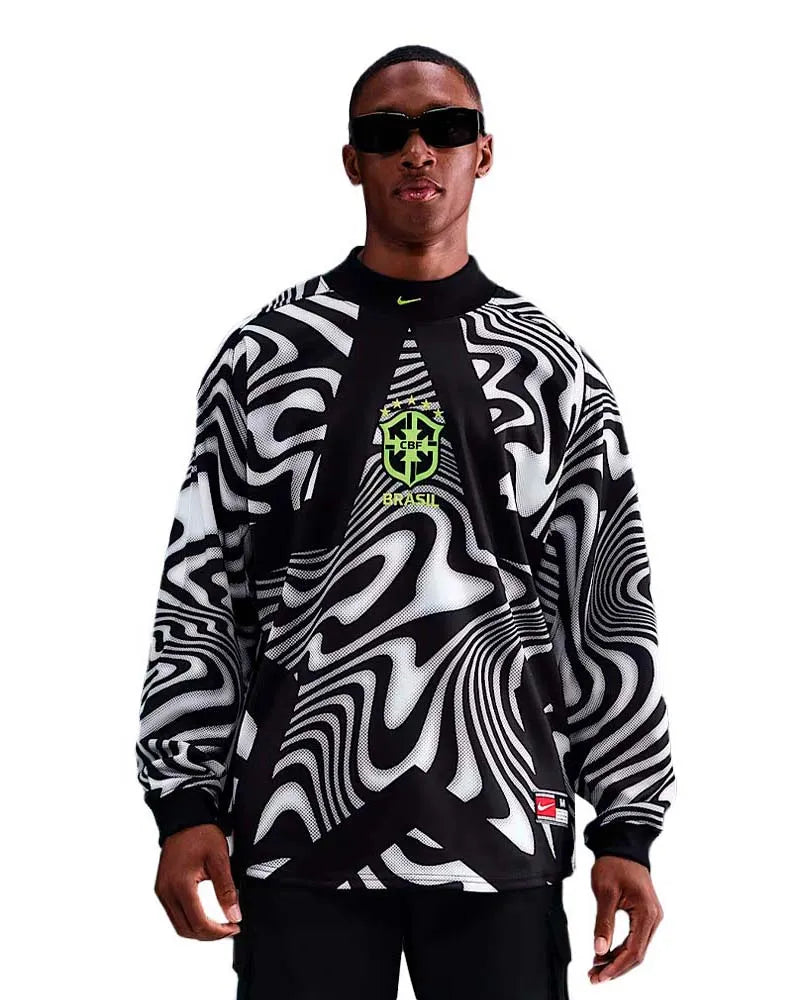 Camisa Nike de Goleiro Brasil Manga Longa 2025/26 Masculina