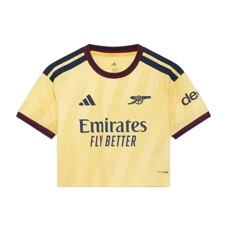 Camiseta Arsenal Tercera Cropped 2026/27 - Versión Fan