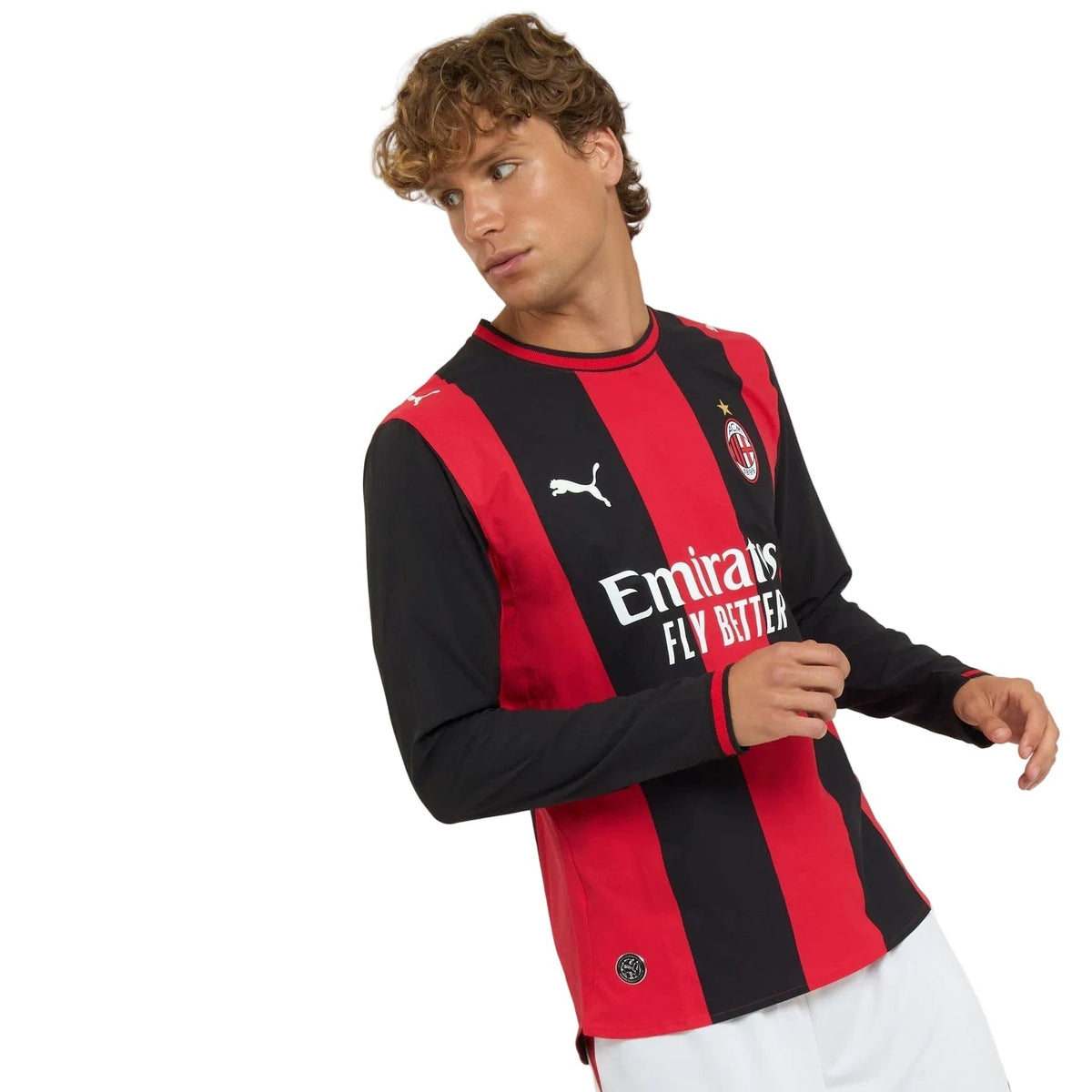 Camiseta AC Milan Titular 2026/27 - Manga Larga - Versión Jugador