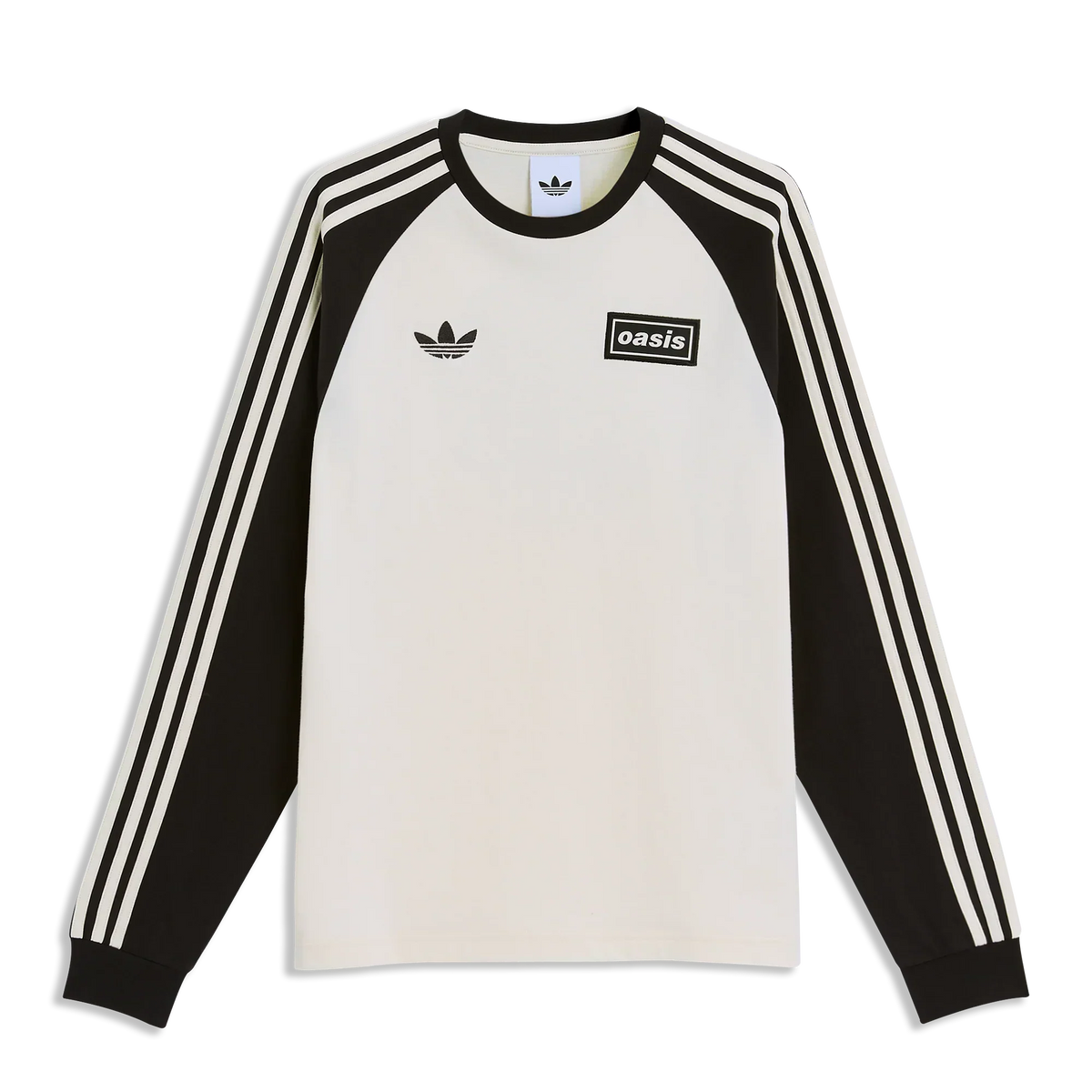 Oasis - Live '25 - Camiseta de Manga Larga - Color Crema/Negro