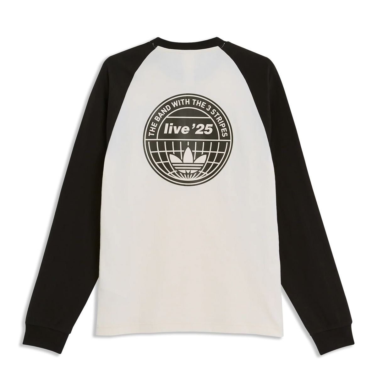 Oasis - Live '25 - Camiseta de Manga Larga - Color Crema/Negro