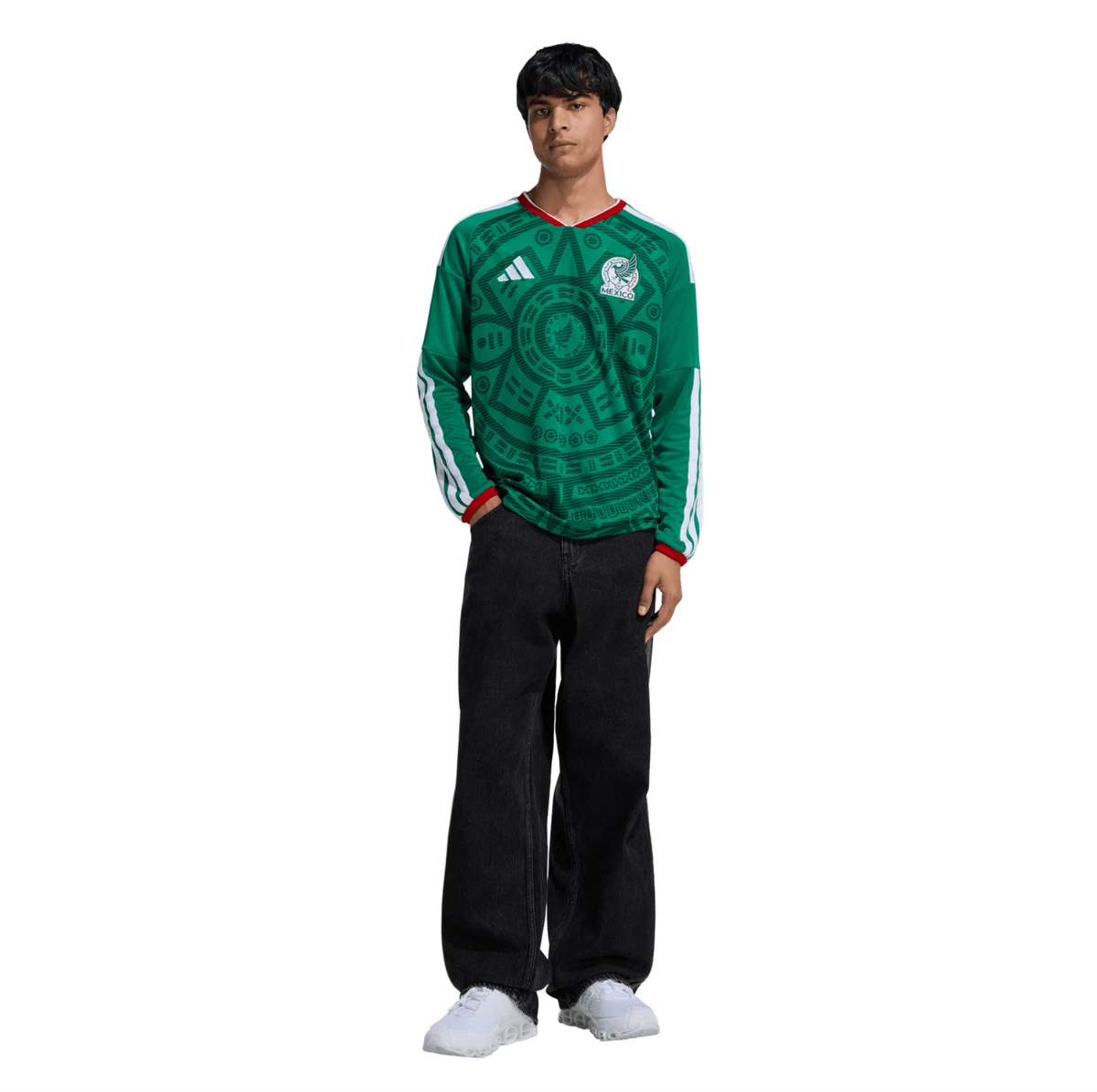Camiseta Manga Larga México - Mundial 2026 - Versión Fan