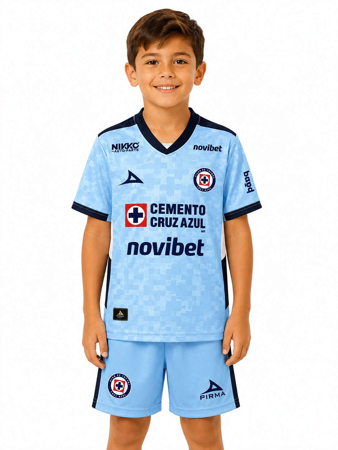 Kids Kit Cruz Azul Portero 2025/2026