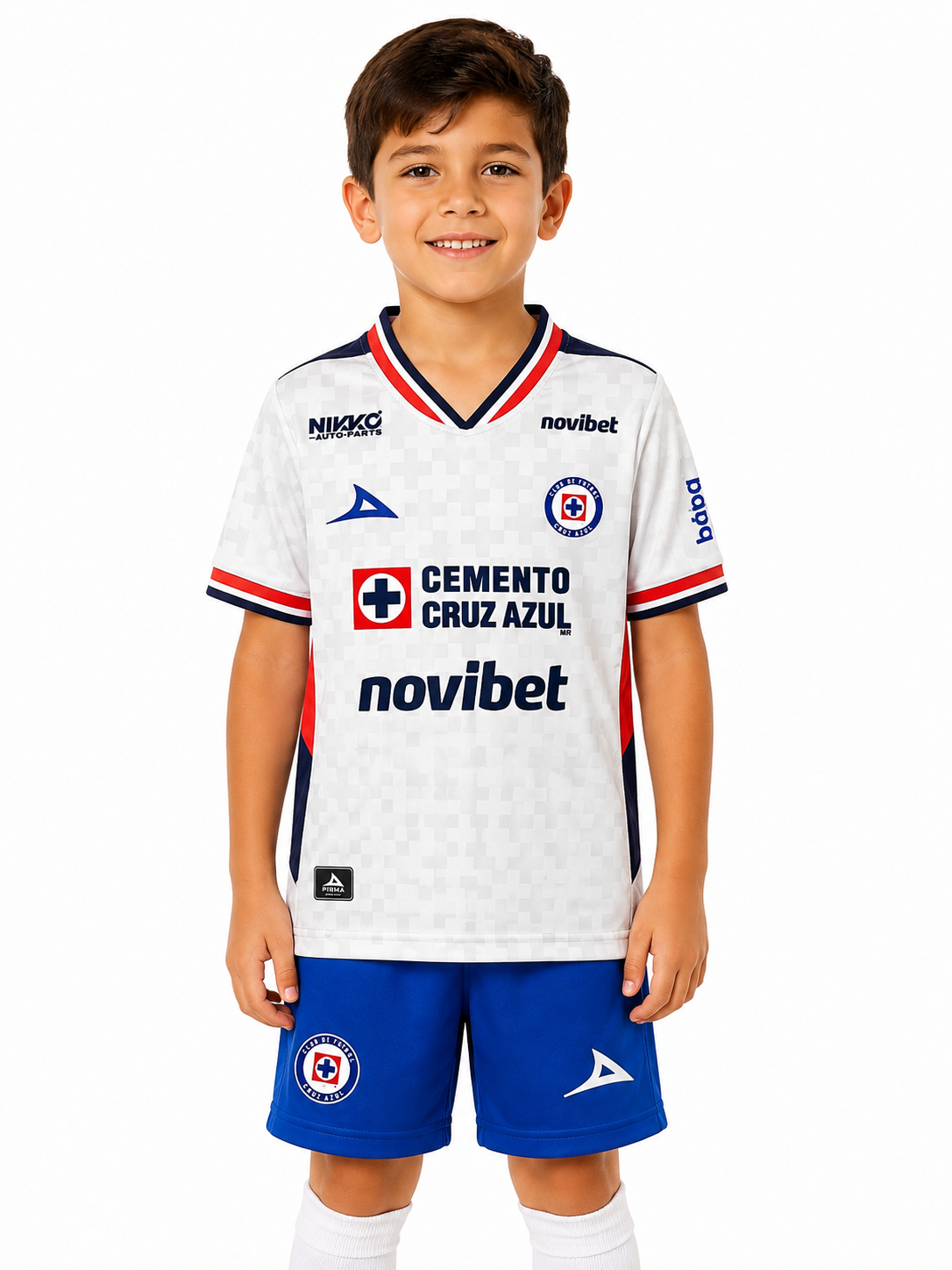 Kids Kit Cruz Azul Visitante 2025/2026