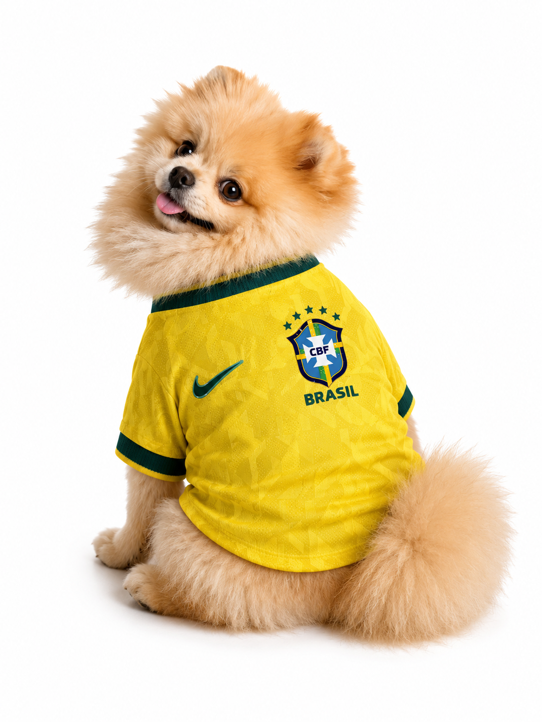 Camisetas del Mundial 2026 Mascotas - Brasil