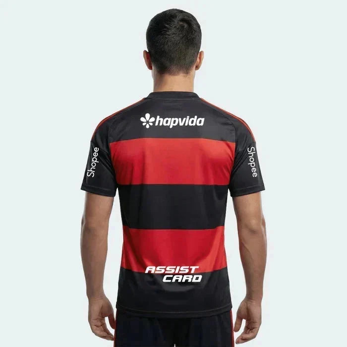 Camiseta Flamengo Titular 2026 - Versión Jugador (With Sponsor)