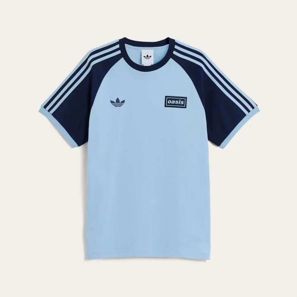 Edición Oasis — Camiseta Oasis Tour 3-Stripes Azul