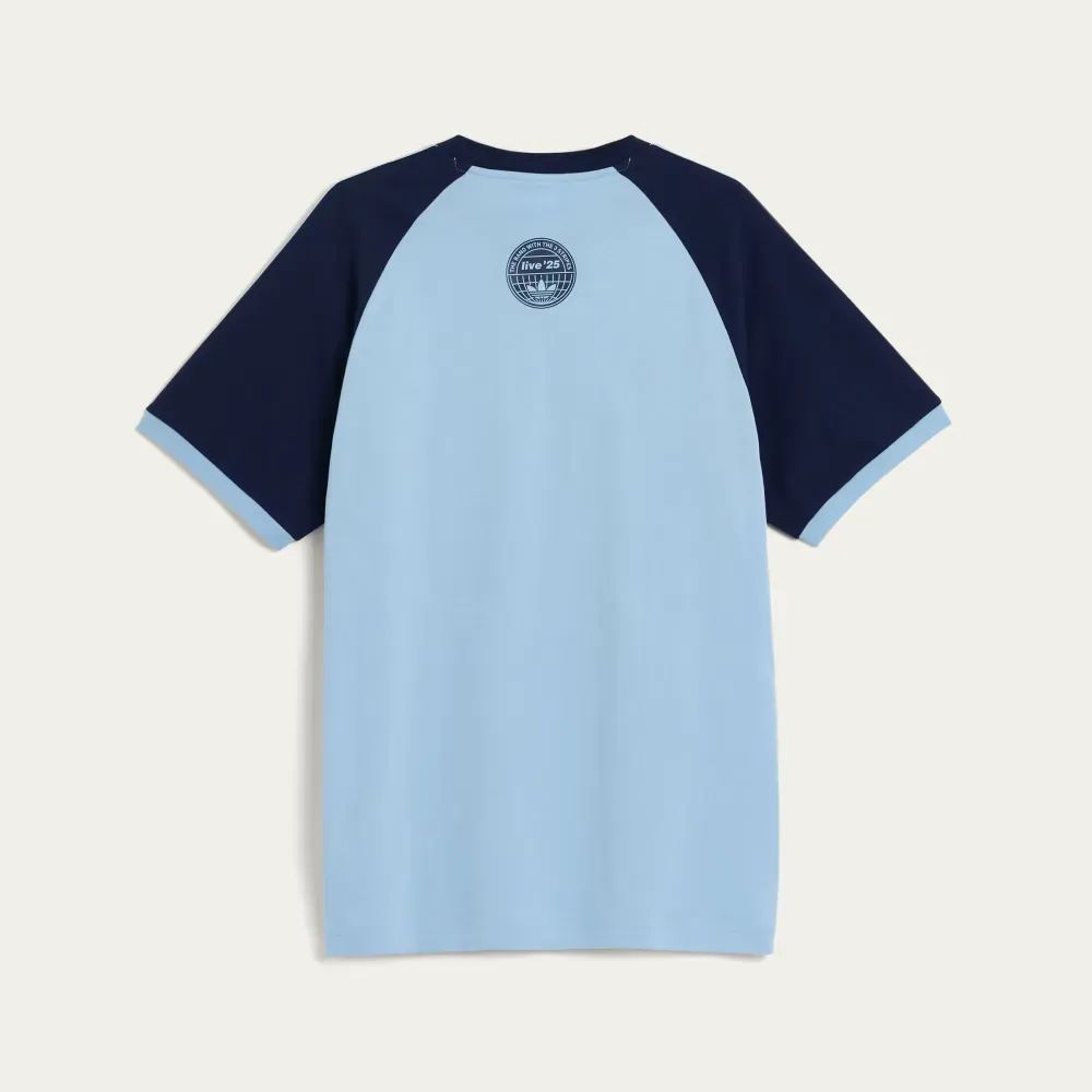 Edición Oasis — Camiseta Oasis Tour 3-Stripes Azul