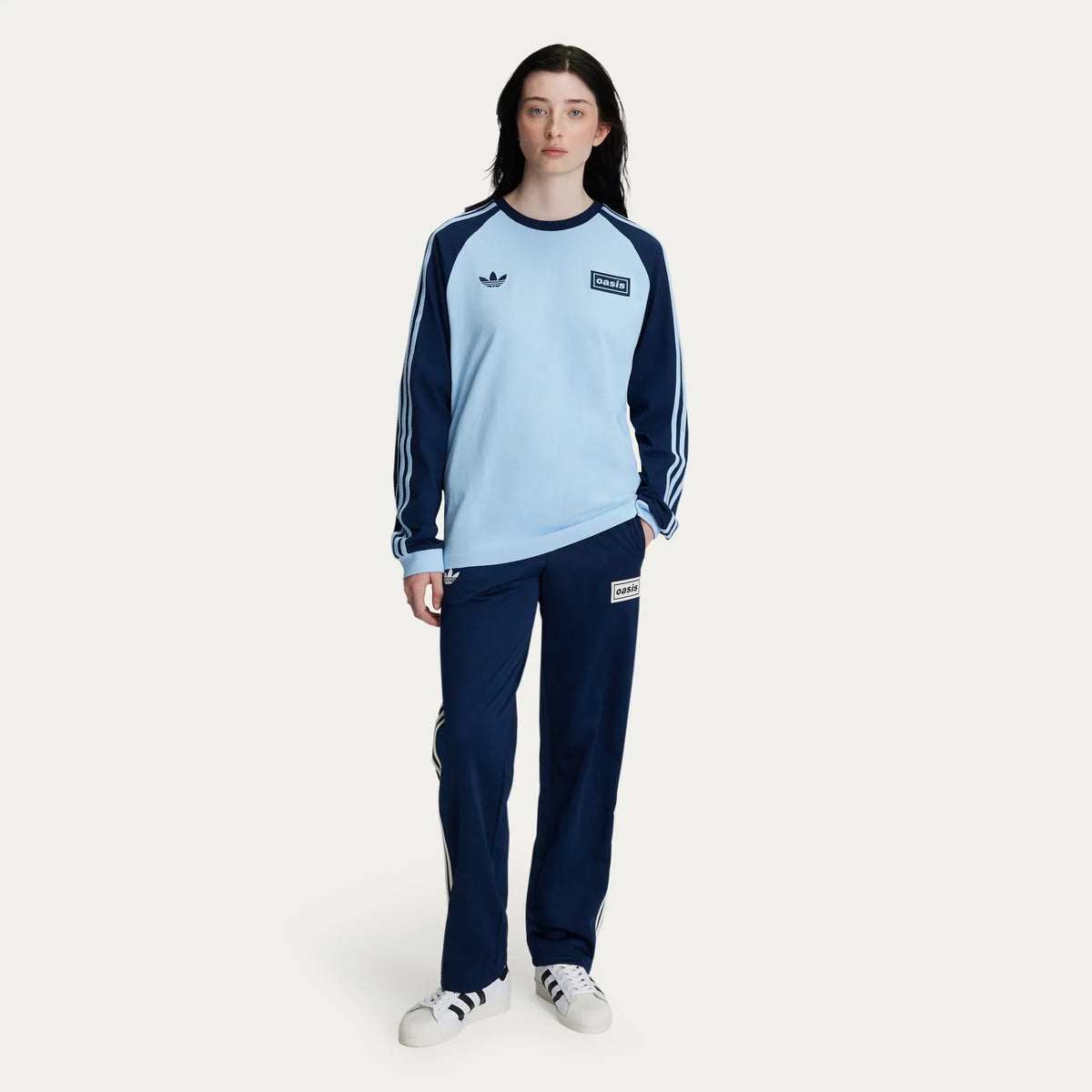 Oasis - Live '25 - Camiseta de Manga Larga - azul cielo/índigo