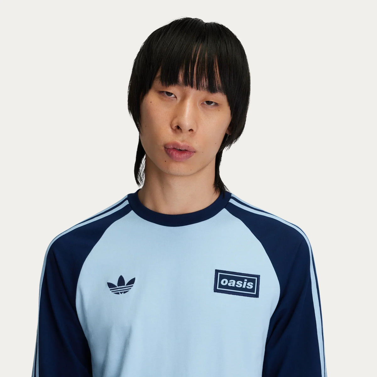Oasis - Live '25 - Camiseta de Manga Larga - azul cielo/índigo