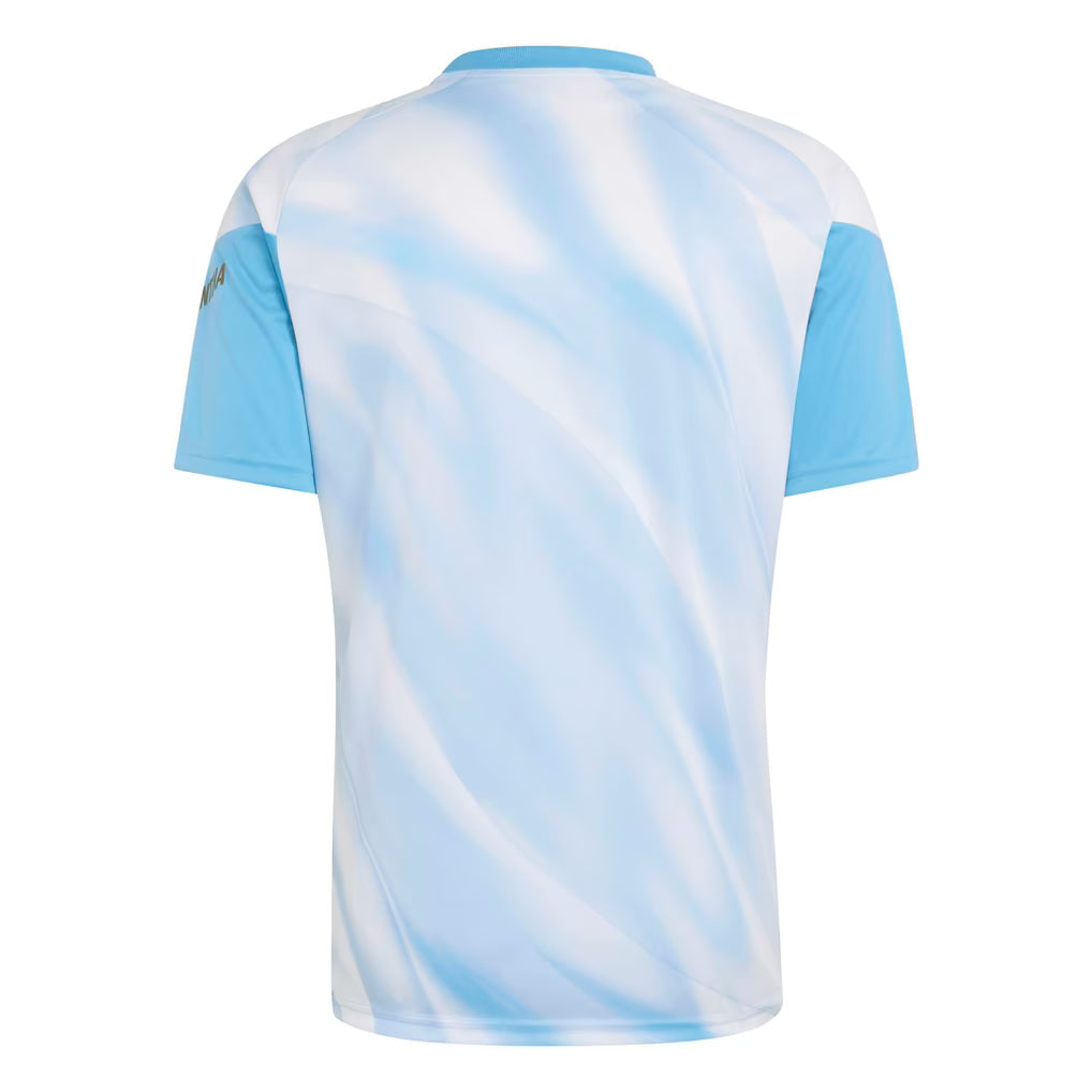 White Argentina Messi 2026 Pre Match Camiseta