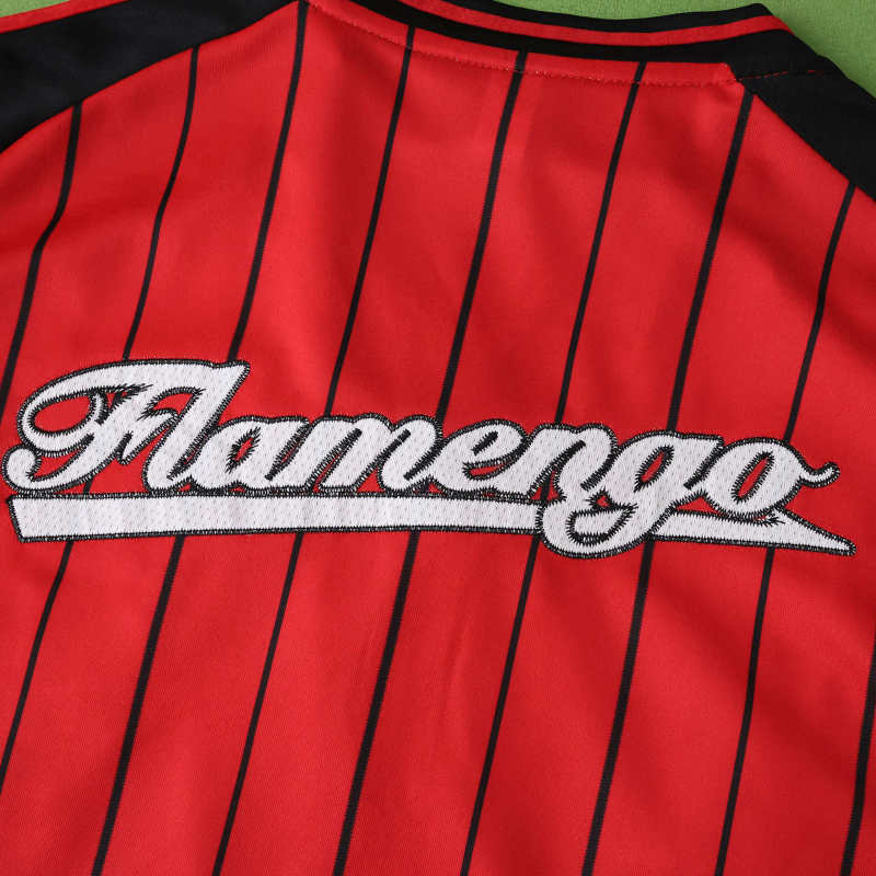 Flamengo US Pack Full-Button Baseball Camiseta