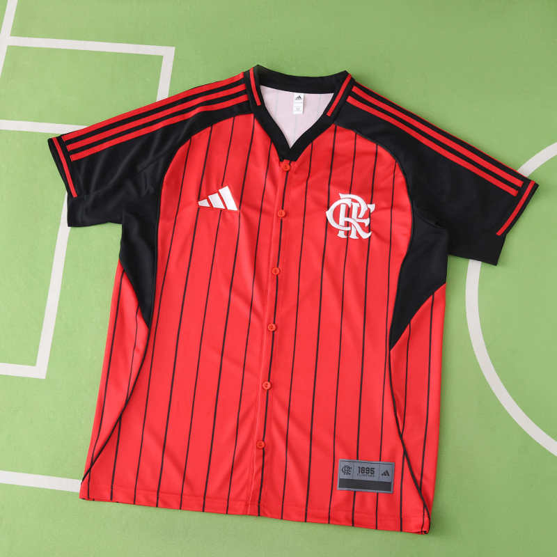 Flamengo US Pack Full-Button Baseball Camiseta