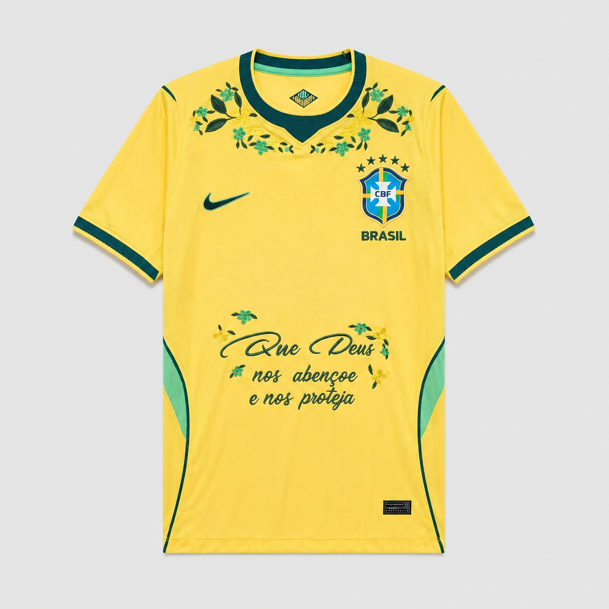 Camiseta Brazil 26/27 Titular Embroidered