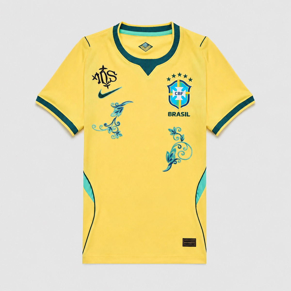 Brazil 26/27 Titular Embroidered Player Camiseta