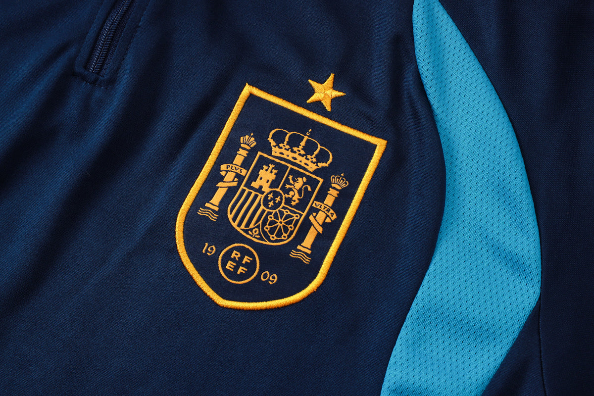 Conjunto Treino España Elite Azul 2026/27 Copa del Mundo 2026