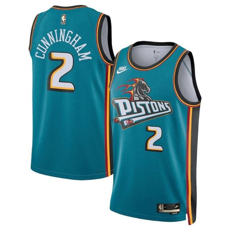 NBA Cade Cunningham Jersey - Detroit Pistons - 2023 Teal - Classic Version