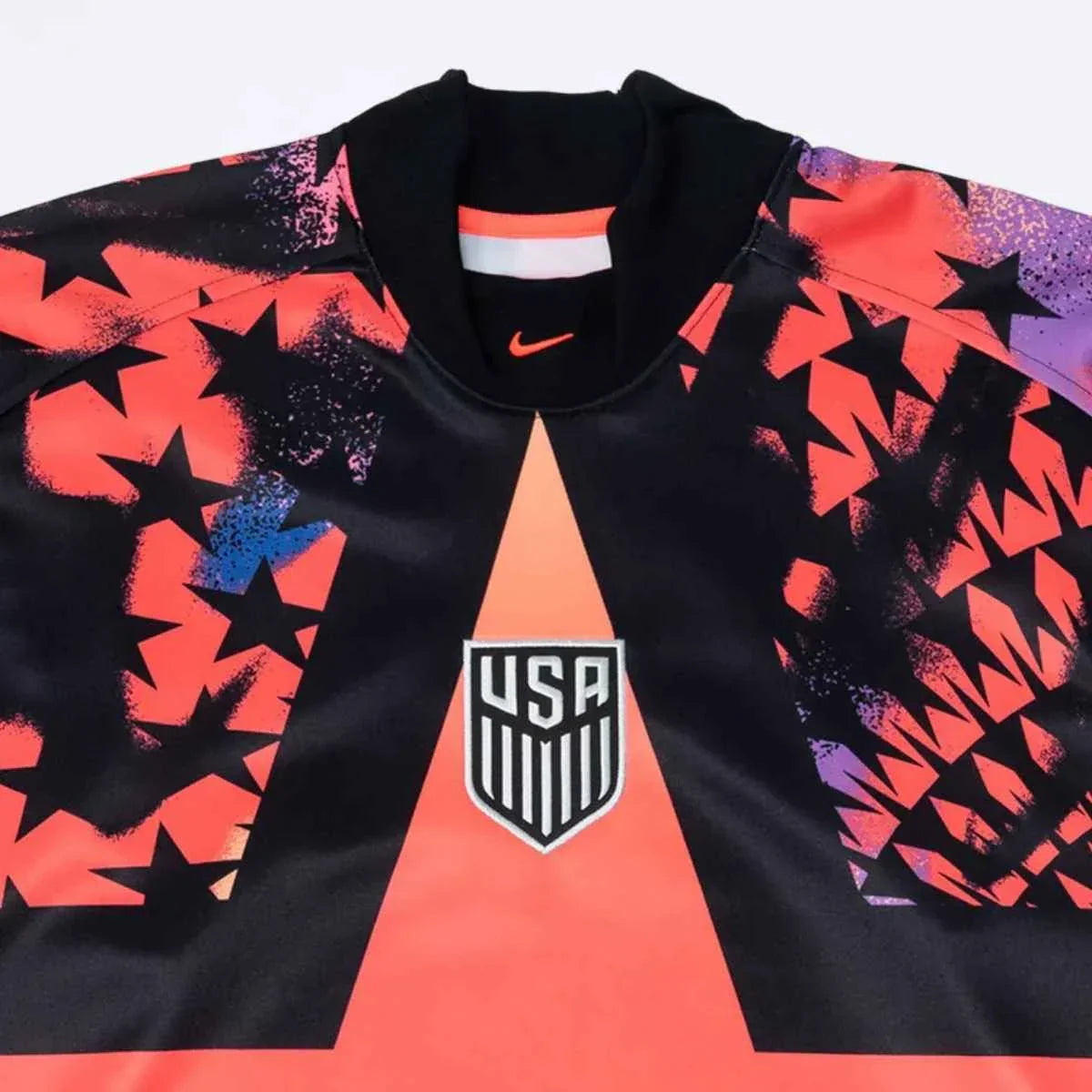 USA Goalkeeper Jersey Orange Cup 2026/27 Long-Sleeve Men's