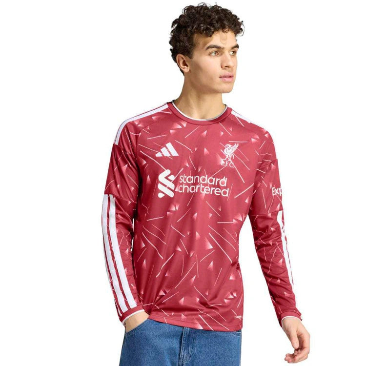 Camiseta Liverpool Titular 2026/27 - Manga Larga - Versión Fan