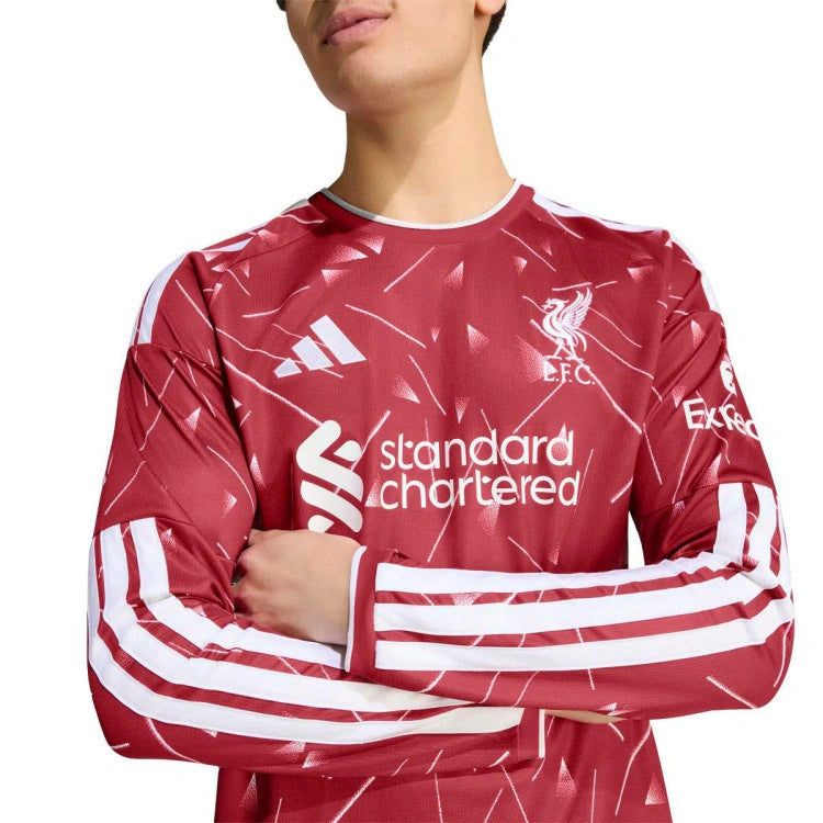 Camiseta Liverpool Titular 2026/27 - Manga Larga - Versión Fan