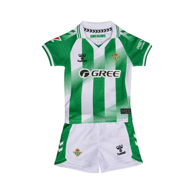 Kids Real Betis Home Kit 2025/26
