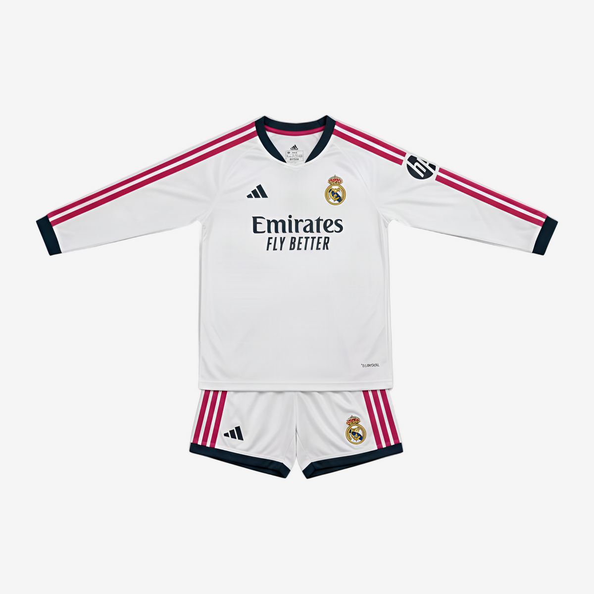 Camiseta Real Madrid 26/27 Manga Larga Conjunto Infantil