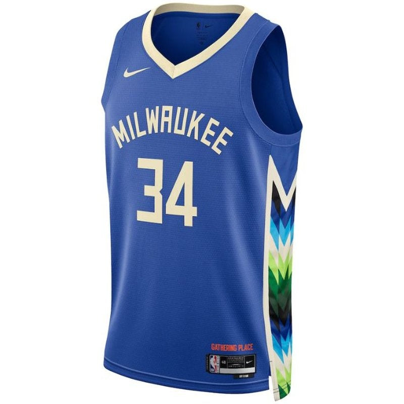 NBA Giannis Antetokounmpo Jersey - Milwaukee Bucks - 2023 - City Edition - Retro