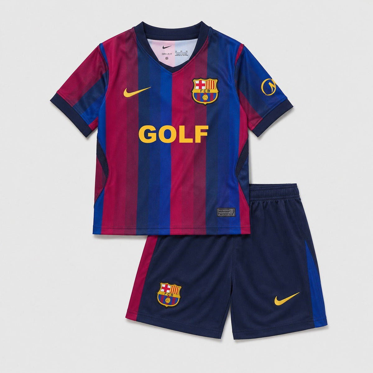Camiseta Limited Edition FC Barcelona x Golf Wang 26/27 Titular Conjunto Infantil
