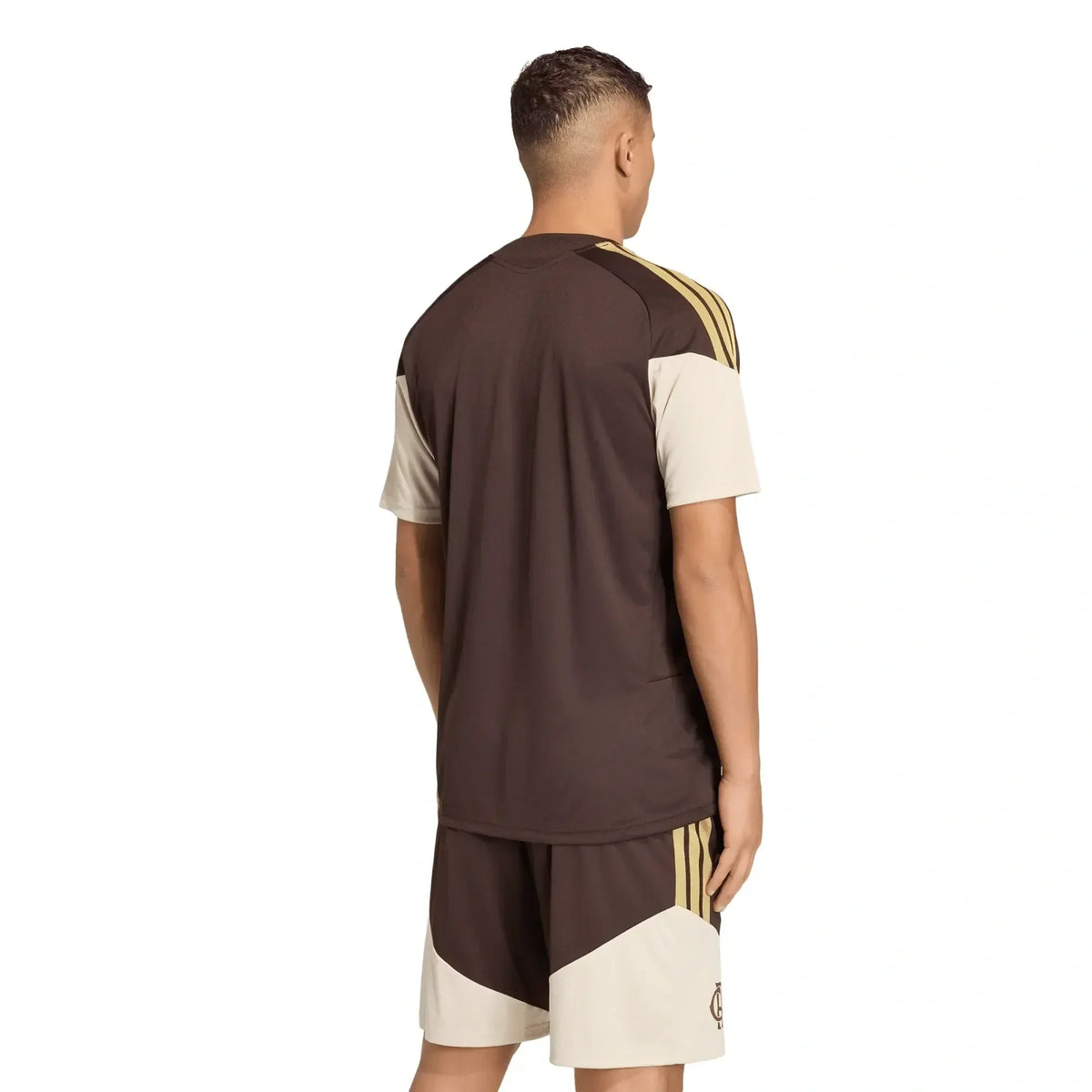 Camiseta Flamengo Entrenamiento Tiro Brown 2026 - Versión Fan