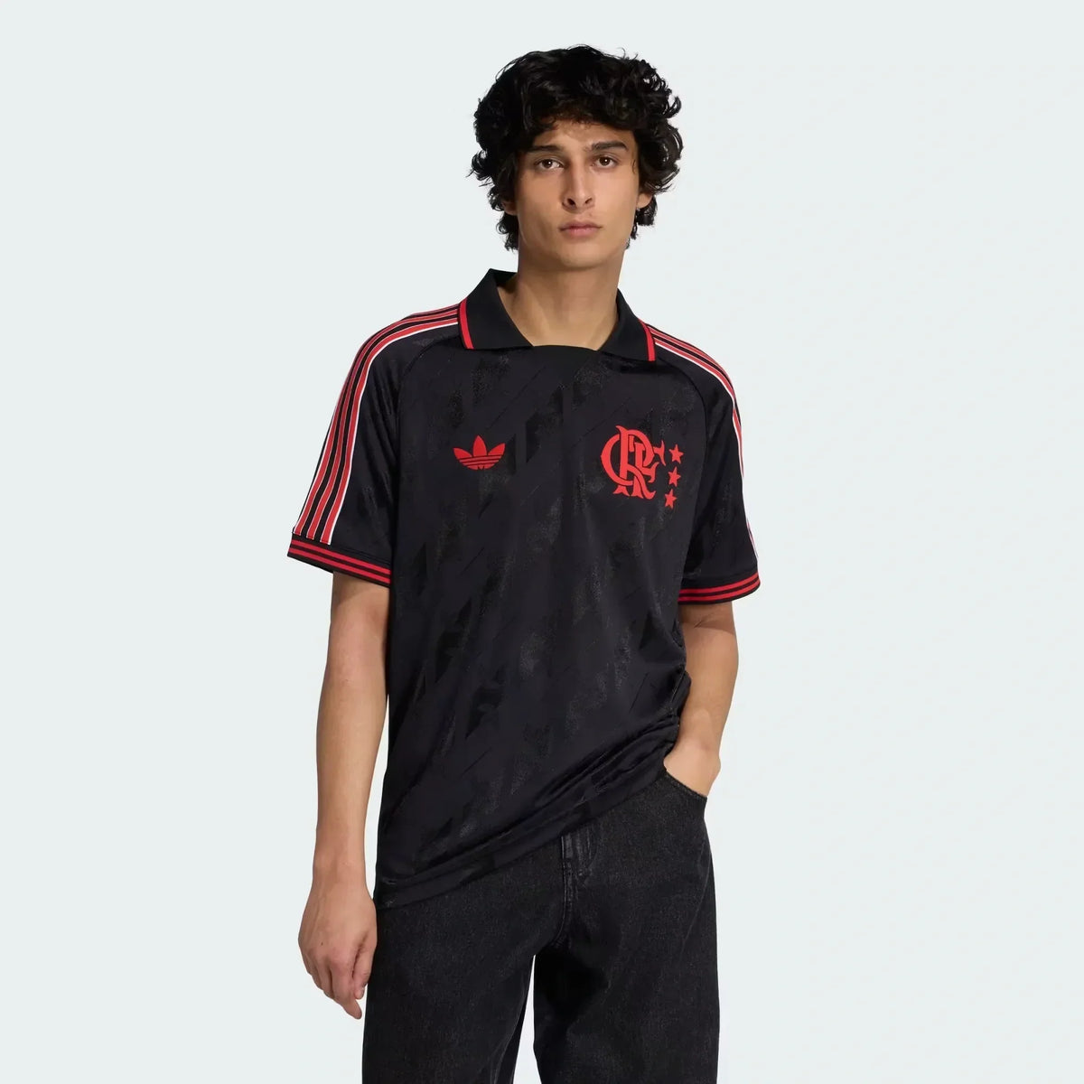 Camiseta Flamengo Lifestyle 2026 - Versión Fan (Black)