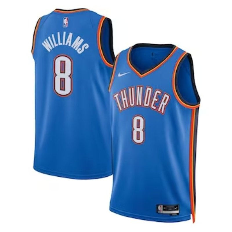 NBA Jalen Williams Jersey - Oklahoma City Thunder - 2023 - Icon Edition - Blue