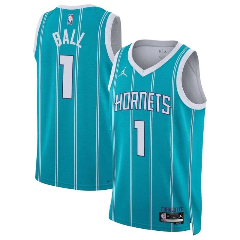NBA LaMelo Ball Jersey - Charlotte Hornets - 2023 - Icon Edition - Teal