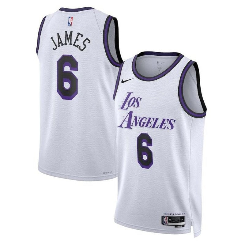 NBA LeBron James Jersey - Los Angeles Lakers - 2023 - City Edition - White