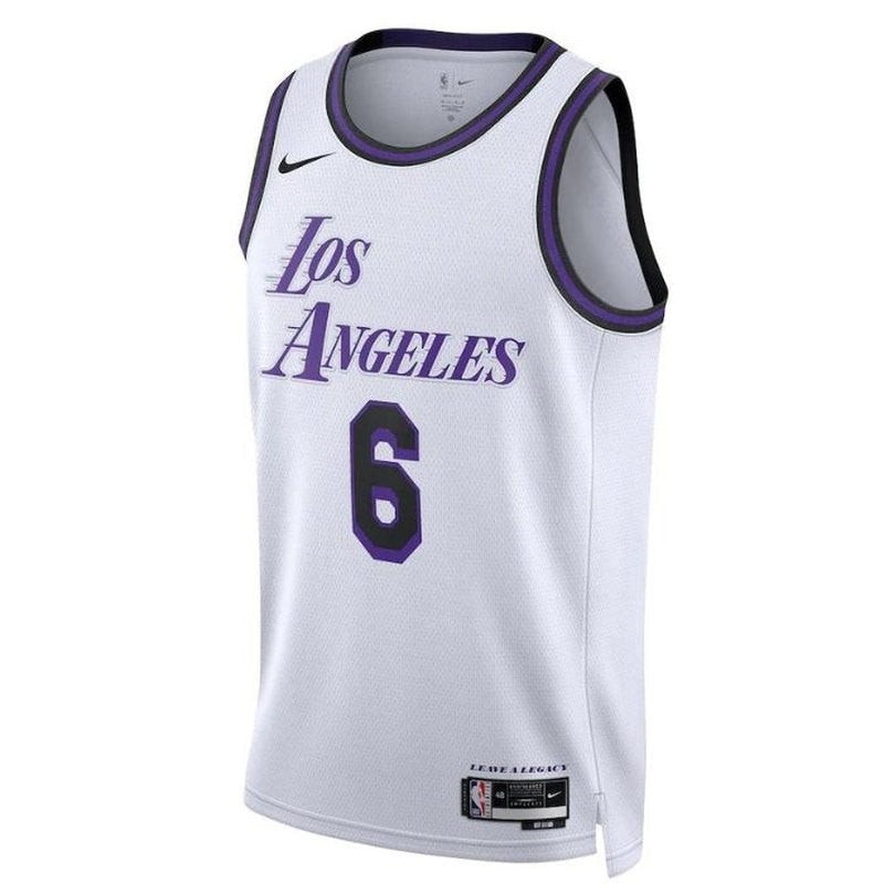 NBA LeBron James Jersey - Los Angeles Lakers - 2023 - City Edition - White