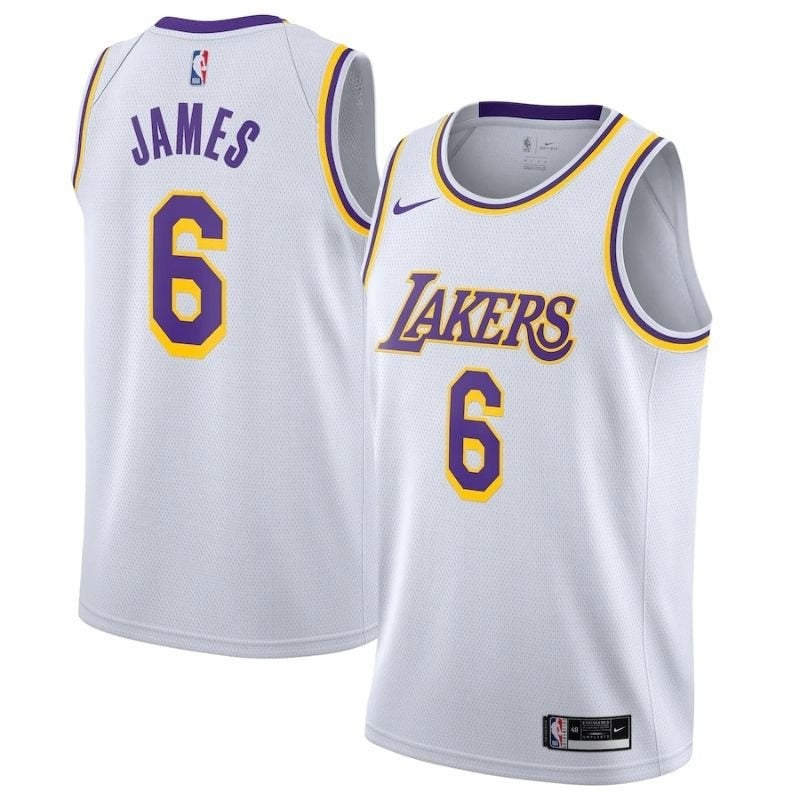 NBA Jersey - Los Angeles Lakers - LeBron James #6 2021/22 Player - Yellow