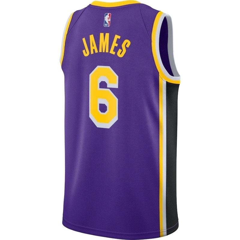 NBA Jersey - Los Angeles Lakers - LeBron James Purple #6 2021/22 Player
