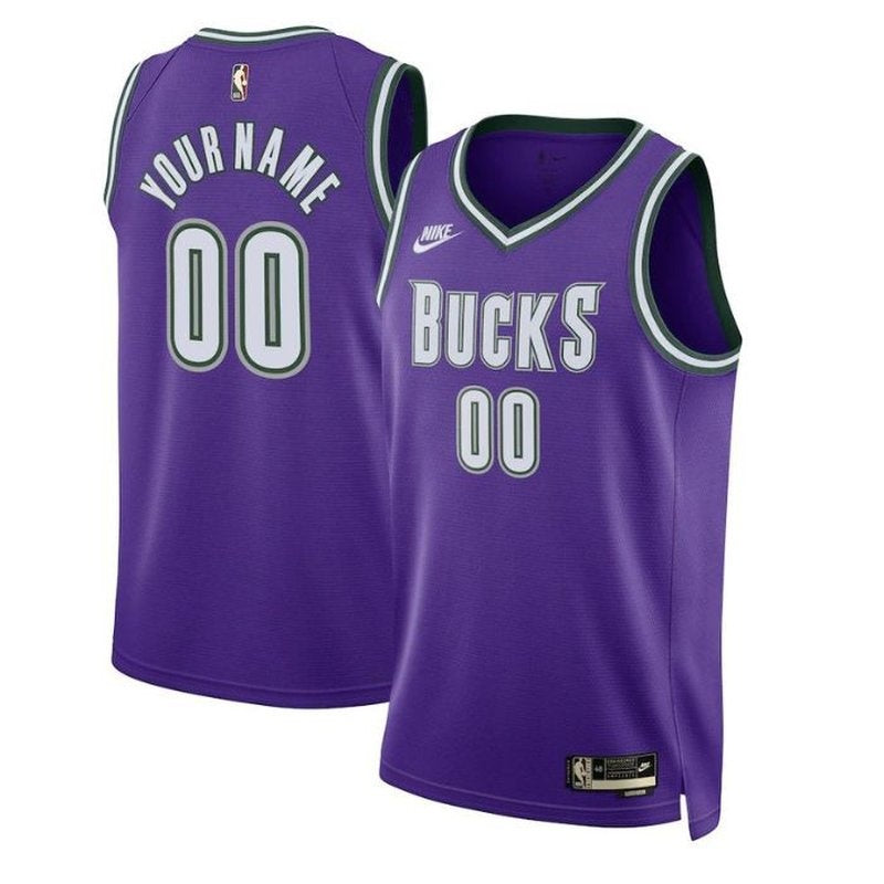 NBA Jersey - Milwaukee Bucks - 2023 - Classic Edition - Purple