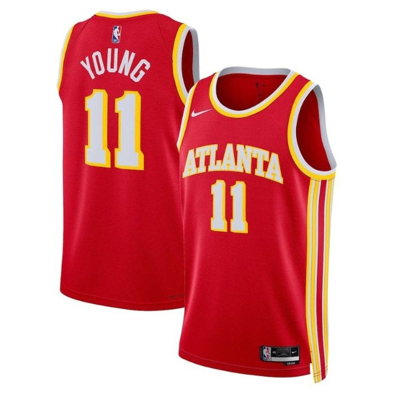 NBA Trae Young Jersey - Atlanta Hawks - 2023 - Icon Edition - Red