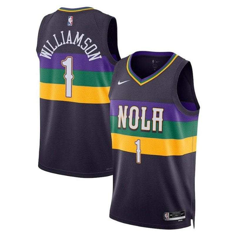 NBA Zion Williamson Jersey - New Orleans Pelicans - 2023 - City Edition - Purple