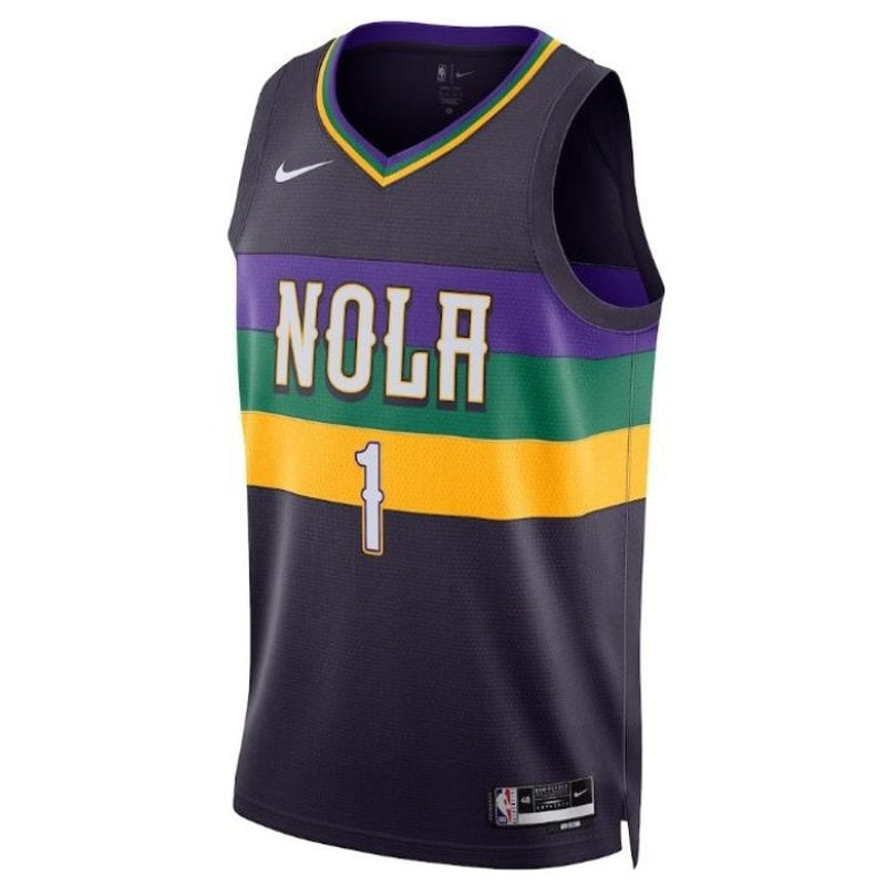NBA Zion Williamson Jersey - New Orleans Pelicans - 2023 - City Edition - Purple